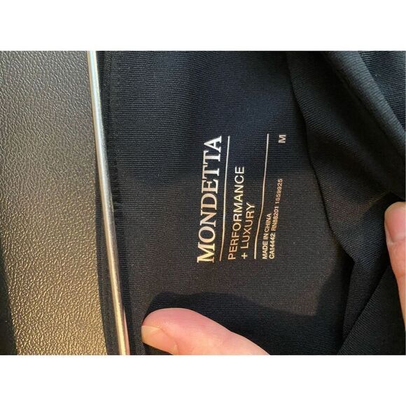 Mondetta Black High Waist Active Legging Size Medium NWT - Picture 7 of 7
